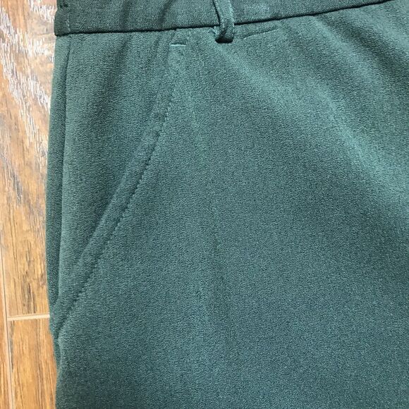Vintage Maggie McNaughton Woman's Midi Green Skirt Side Pockets Long Slit 18W - Picture 8 of 16